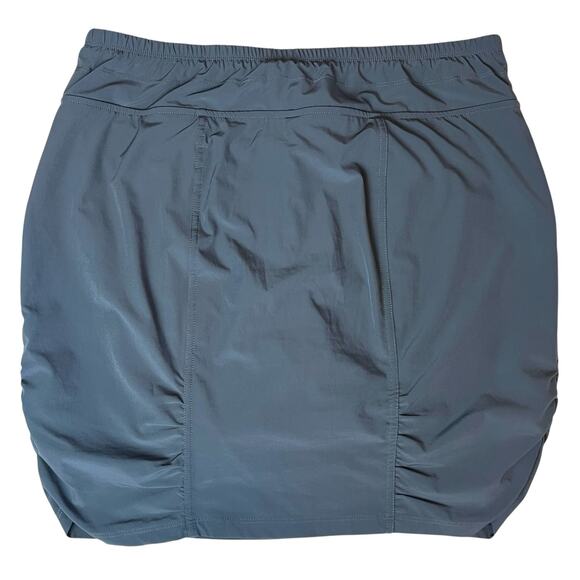XCVI Stretch Active Skort Performance Skirt Dark Gray Size XL - Picture 6 of 8
